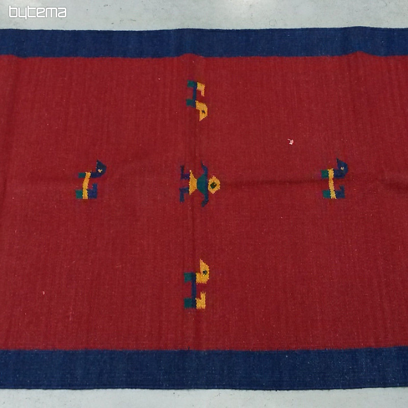 Tkaný vlnený koberec Kelim-Gabbeh IV