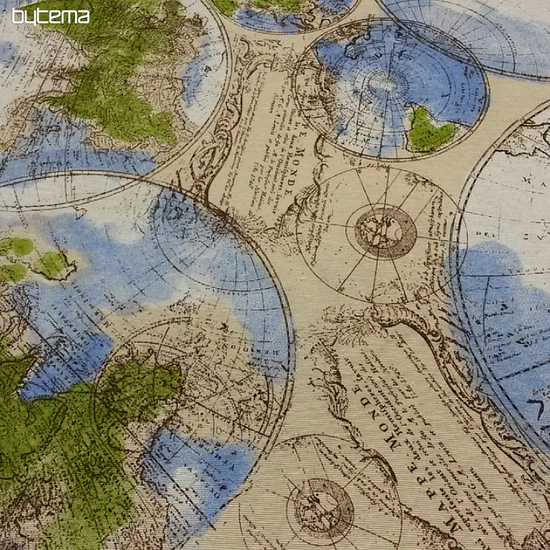 Dekoračná látka MAPA