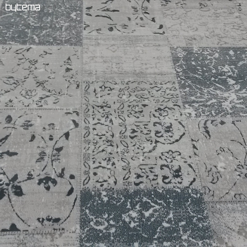 moderný kusový koberec PIAZZO 12168 sivomodrý