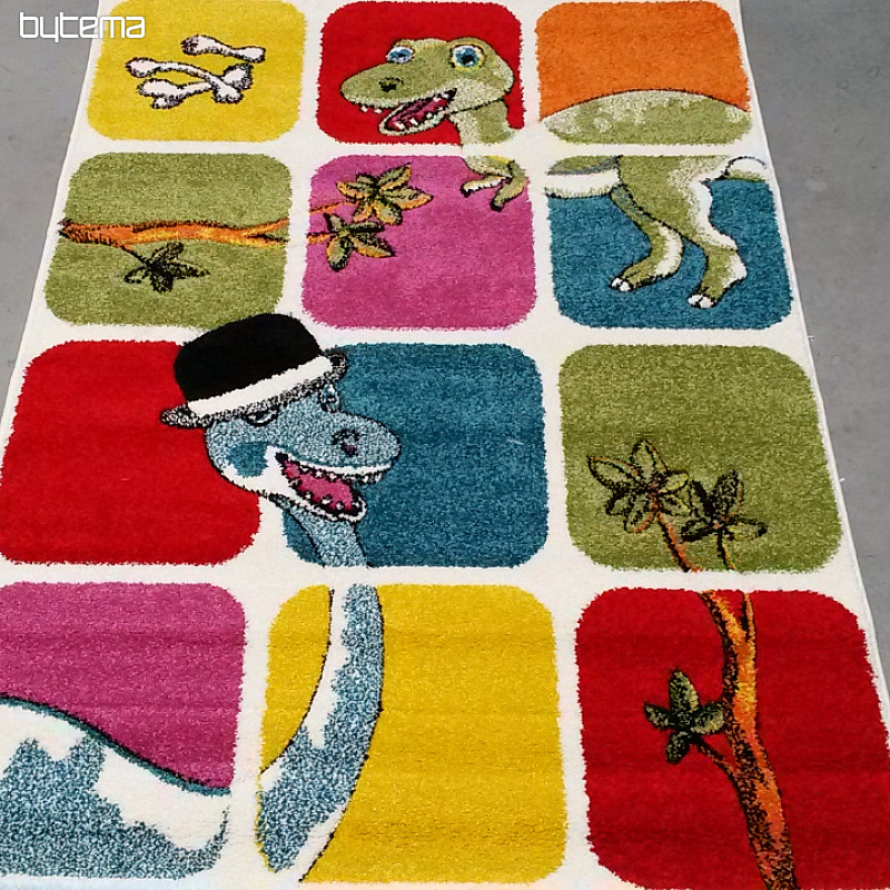Detský kusový koberec DINO