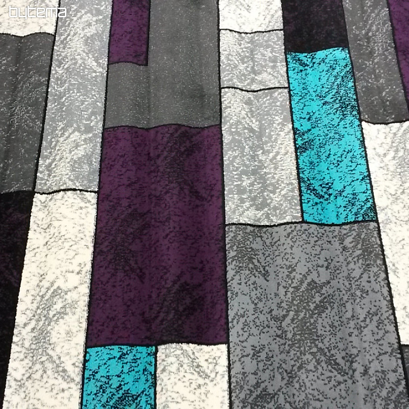 Kusový koberec AMAZON 1 sivý fialový