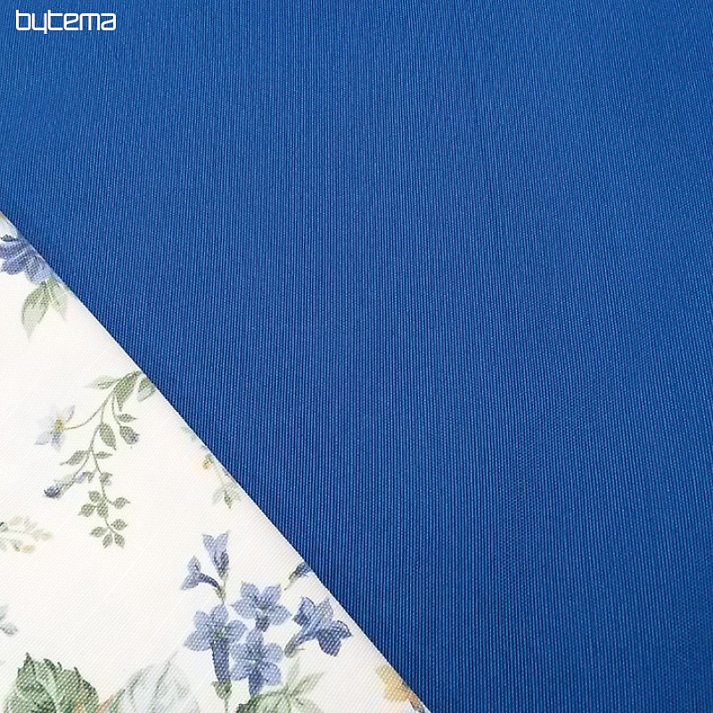 dekoračná látka CANVAS LISO 48 modrá kombinácia