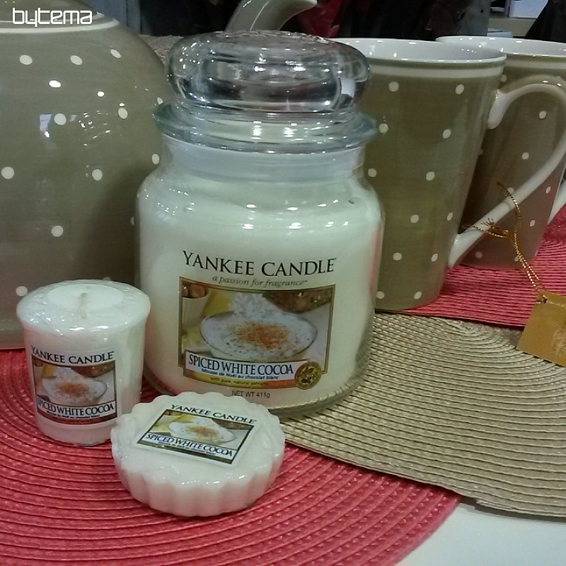 sviečka YANKEE CANDLE vôňa SPCE WHITE COCOA