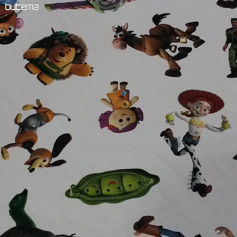 Detská dekoračná látka TOY STORY veľké