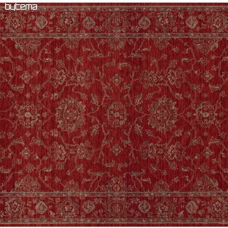 Luxusné vlnený koberec DJOBIE červený