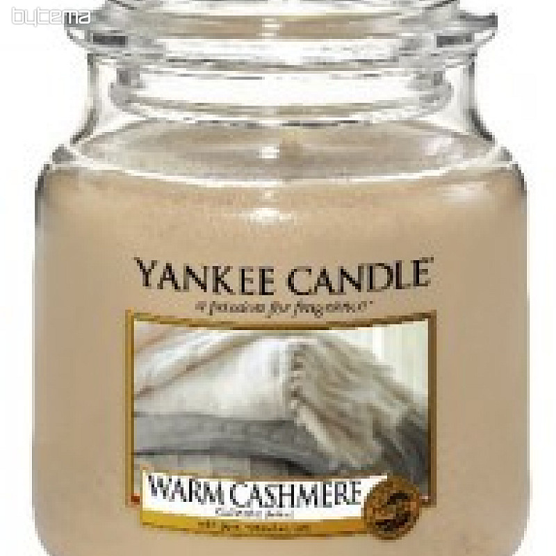 sviečka YANKEE CANDLE vôňa WAEM CASHMERE