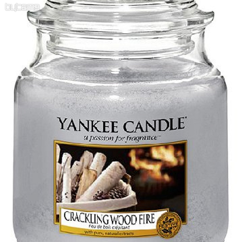 sviečka YANKEE CANDLE vôňa CRACKLING WOOD FIREX