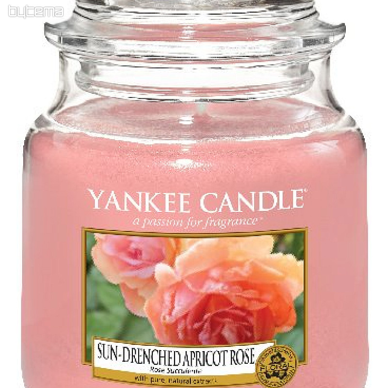sviečka YANKEE CANDLE vôňa SUN - DRENCHNED APRICOT ROSE