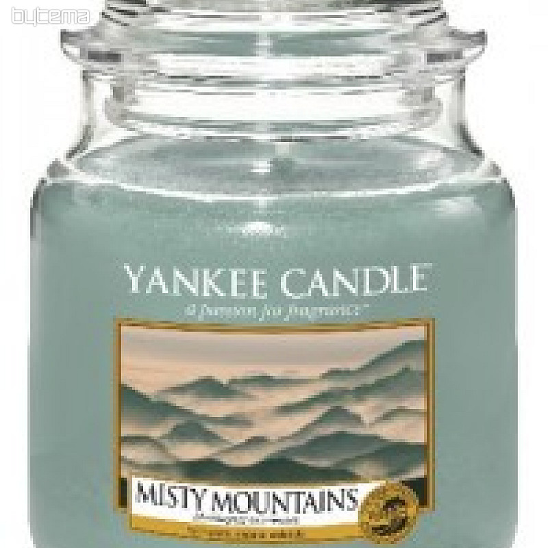 sviečka YANKEE CANDLE vôňa MISTY MOUNTAINS