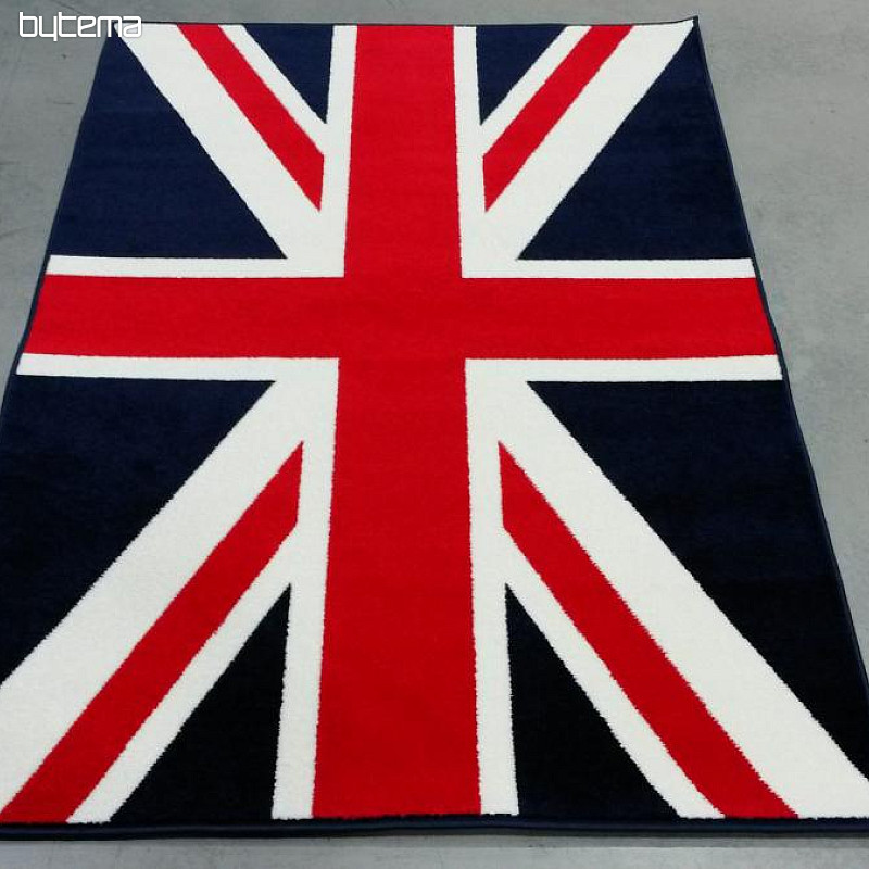 Kusový koberec s motívom vlajka ANGLICKO UNITED KINGDOM