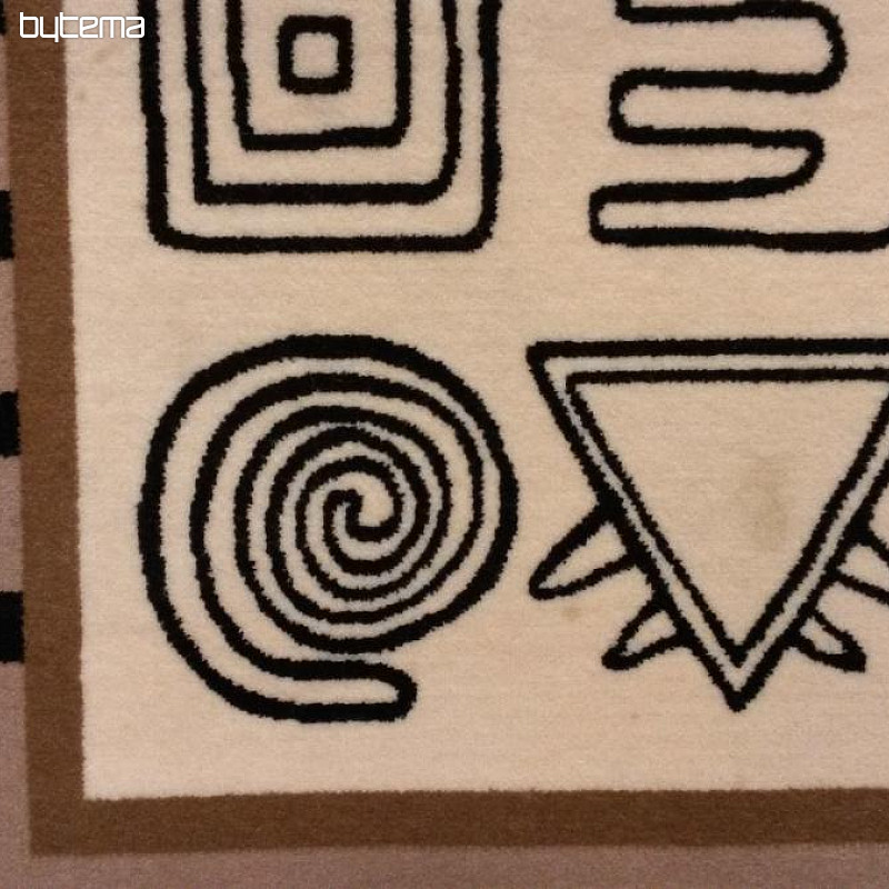 Dizajnový vlnený kusový koberec art III