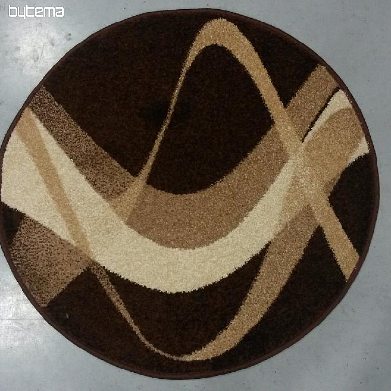 koberec kruh BROWN hnedý