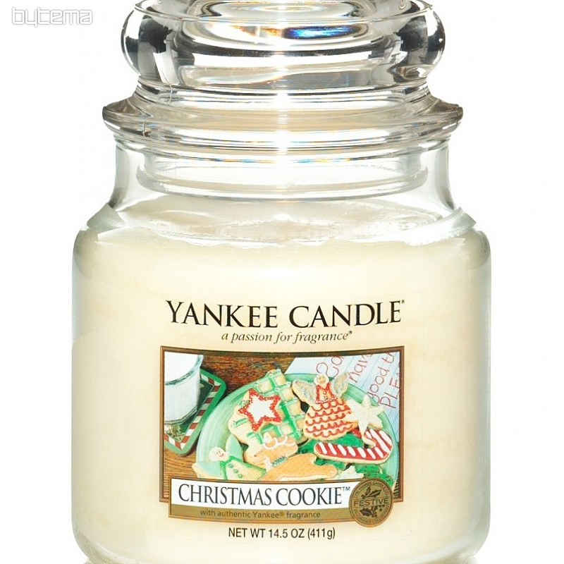 sviečka YANKEE CANDLE vôňa CHRISTMAS COOKIE - vianočné pečivo
