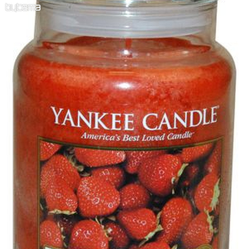 sviečka YANKEE CANDLE vôňa SWEET STRAWBERRY - sladké jahody
