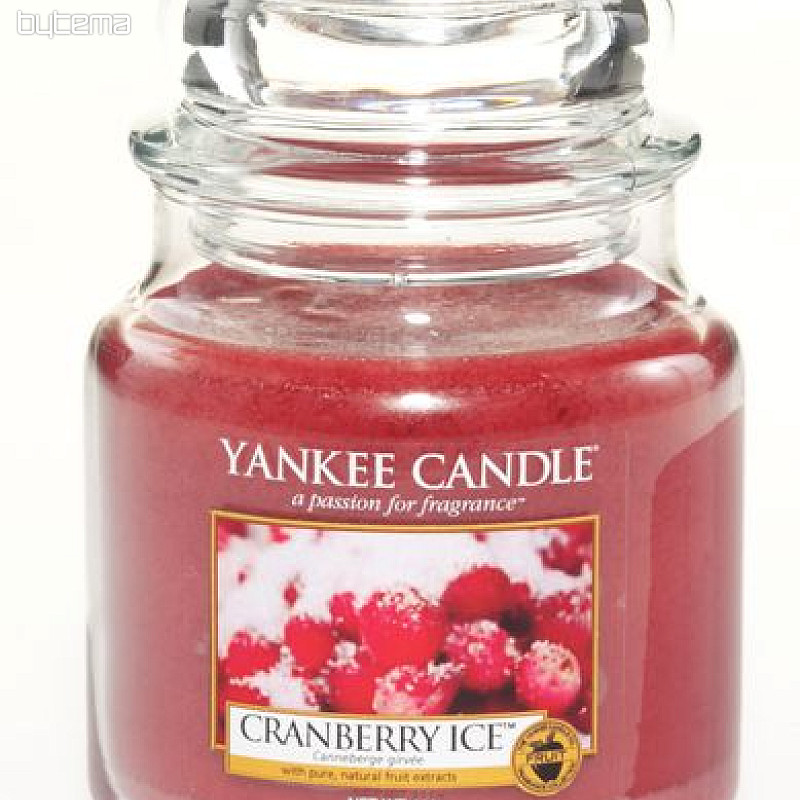 sviečka YANKEE CANDLE vôňa CRANBERRY ICE - brusnice na ľade