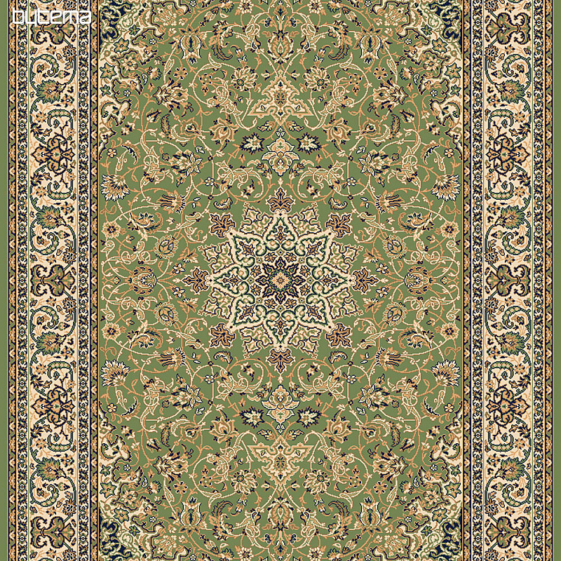 kusový koberec SOLID 55 zelený