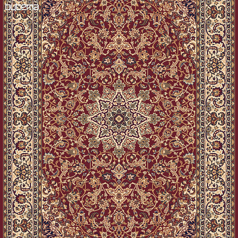 kusový koberec SOLID 55 červený