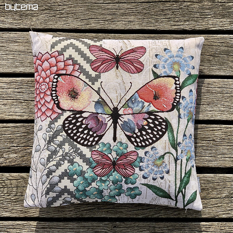 Gobelínový obliečka na vankúš FEEL BUTTERFLY 1