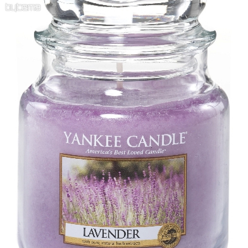 sviečka YANKEE CANDLE vôňa LAVENDER-levandule
