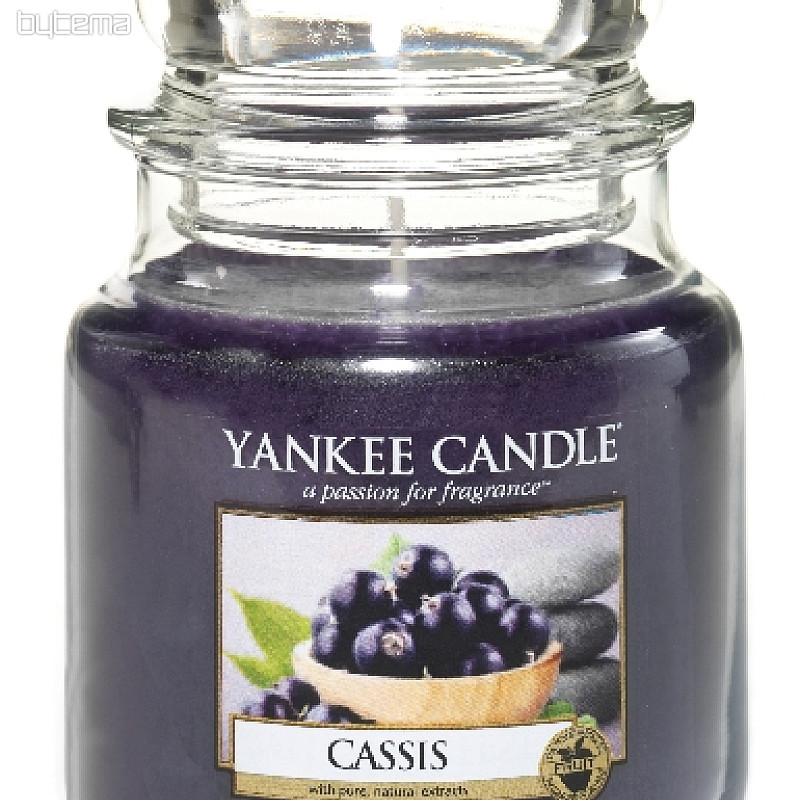 sviečka YANKEE CANDLE vôňa CASSIS-čierne ríbezle
