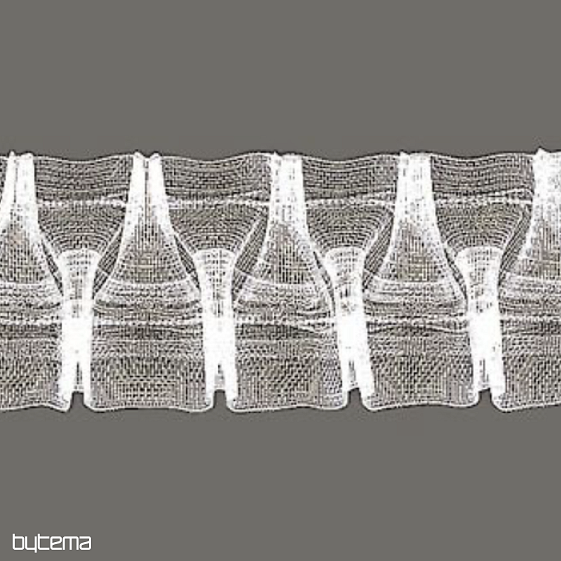 Riasiaca stuha na záclonu CIKCAK 5 cm, 1:3