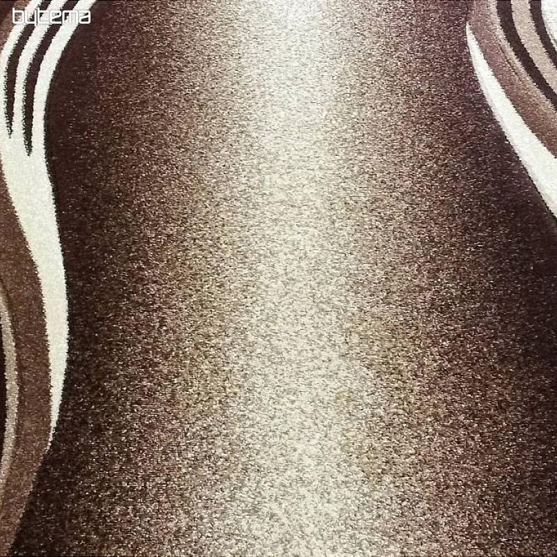 Kusový koberec ENIGMA hnědy