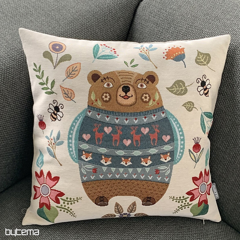 Gobelínový povlak na vankúš VESELÁ ZVIERATKÁ 2