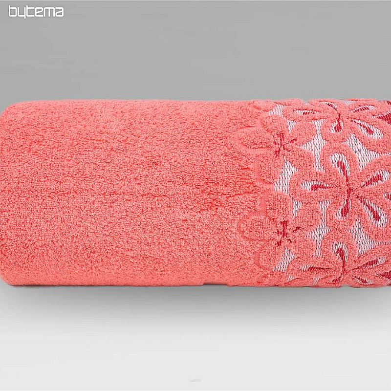 Luxusné uterák a osuška BELLA koralový