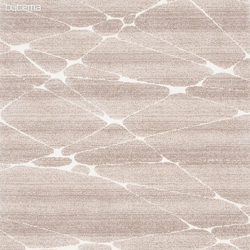 Kusový koberec BOHO geometrický béžová / biela