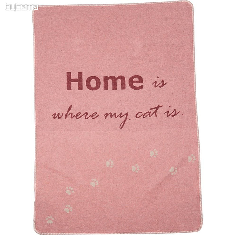 Bavlnená deka DF pre mačky HOME
