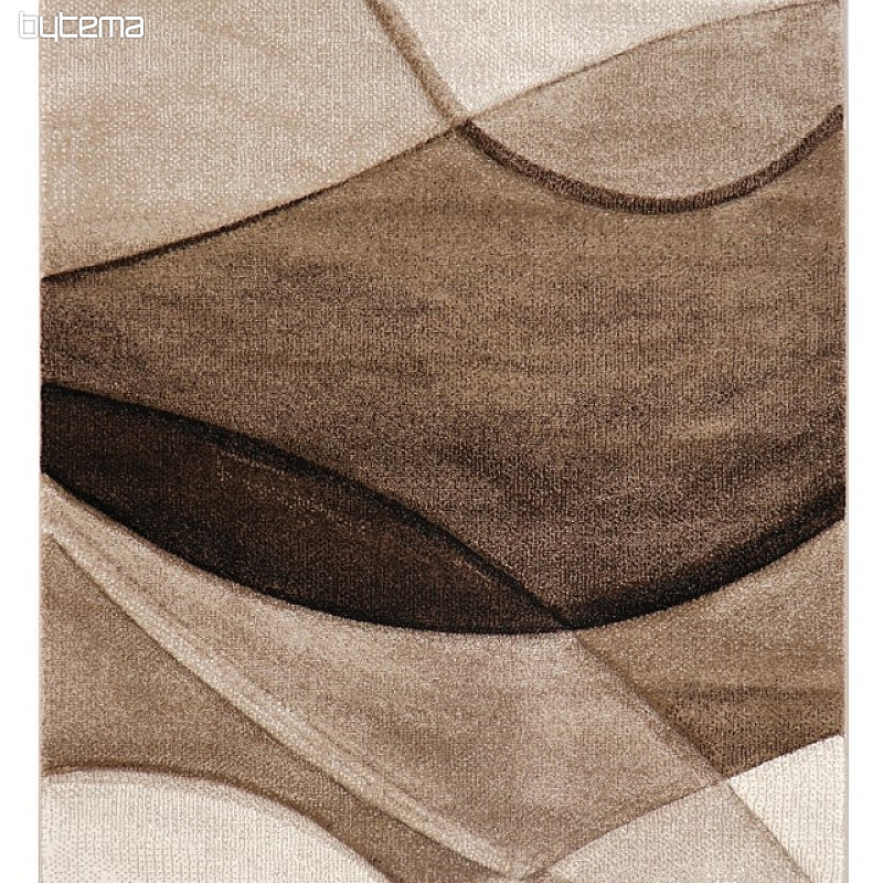 Moderné kusový koberec DIAMOND geometrické vlny