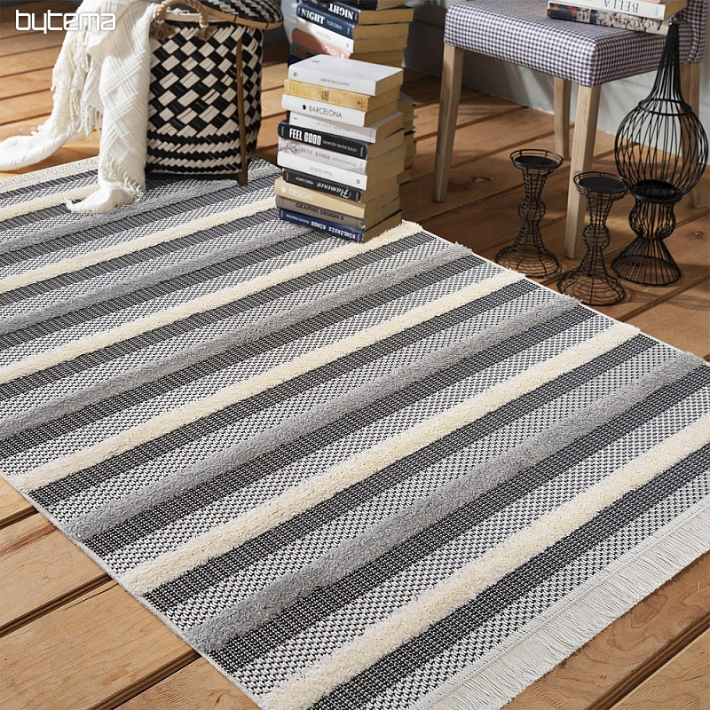 Povrázkový koberec DELI 03 sivý