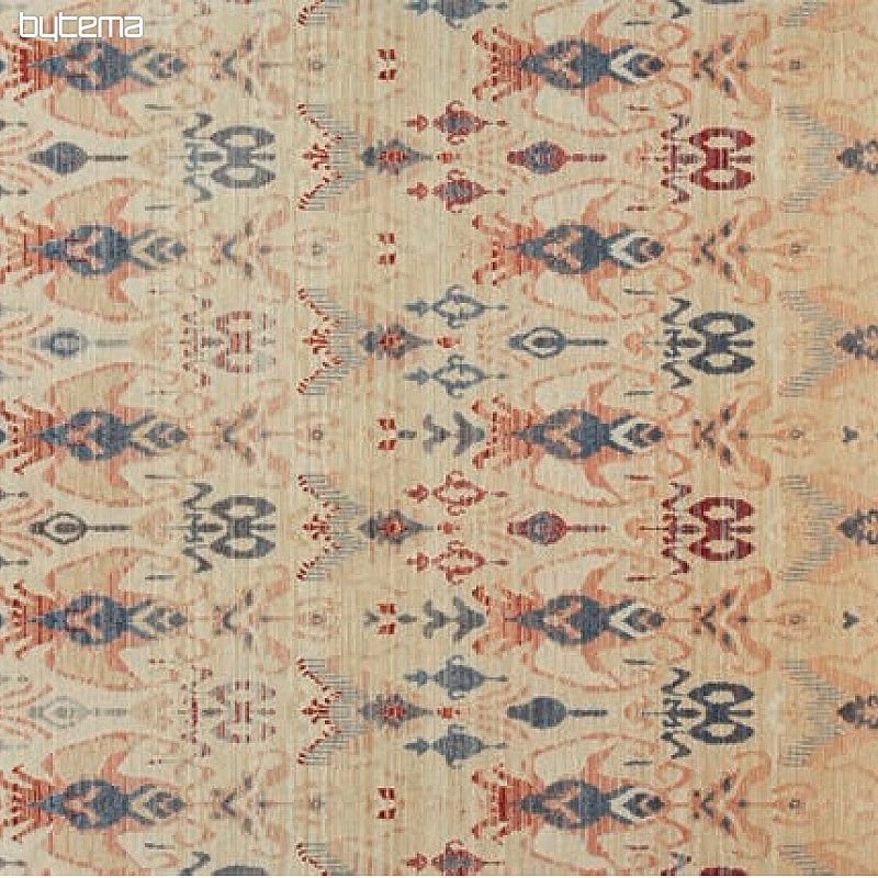 Luxusné vlnený koberec DJOBIE etno krémový