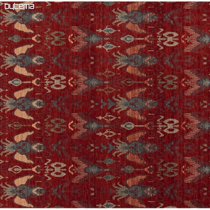 Luxusné vlnený koberec DJOBIE etno červený