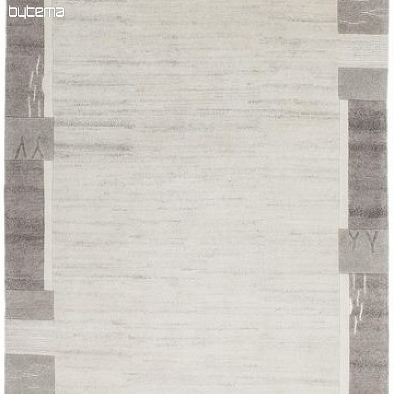 Vlnený kusový koberec GOA 950 šedý