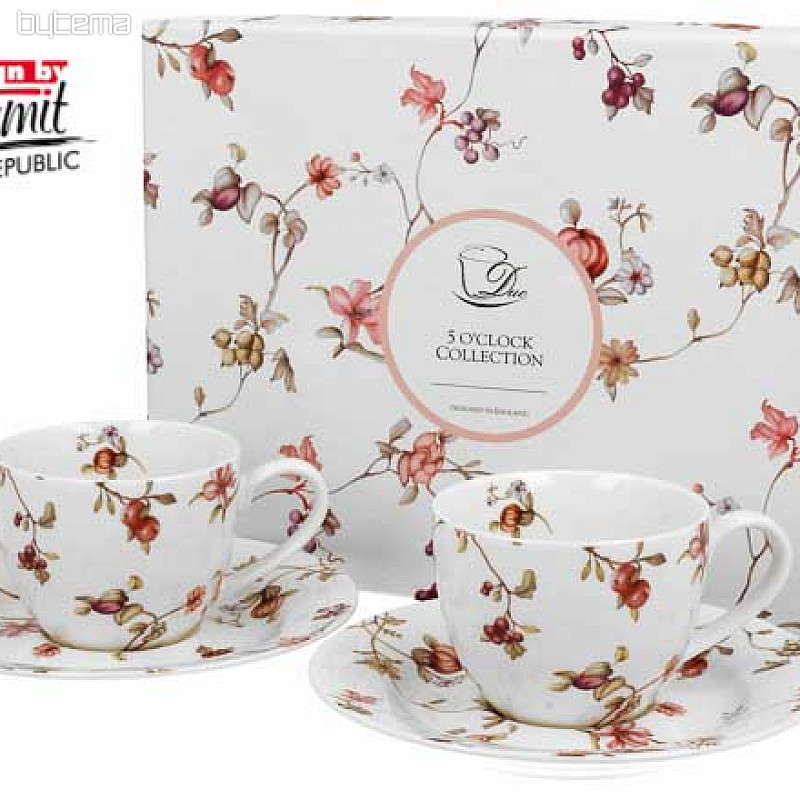 Porcelánové hrnčeky na espresso set 2 ks