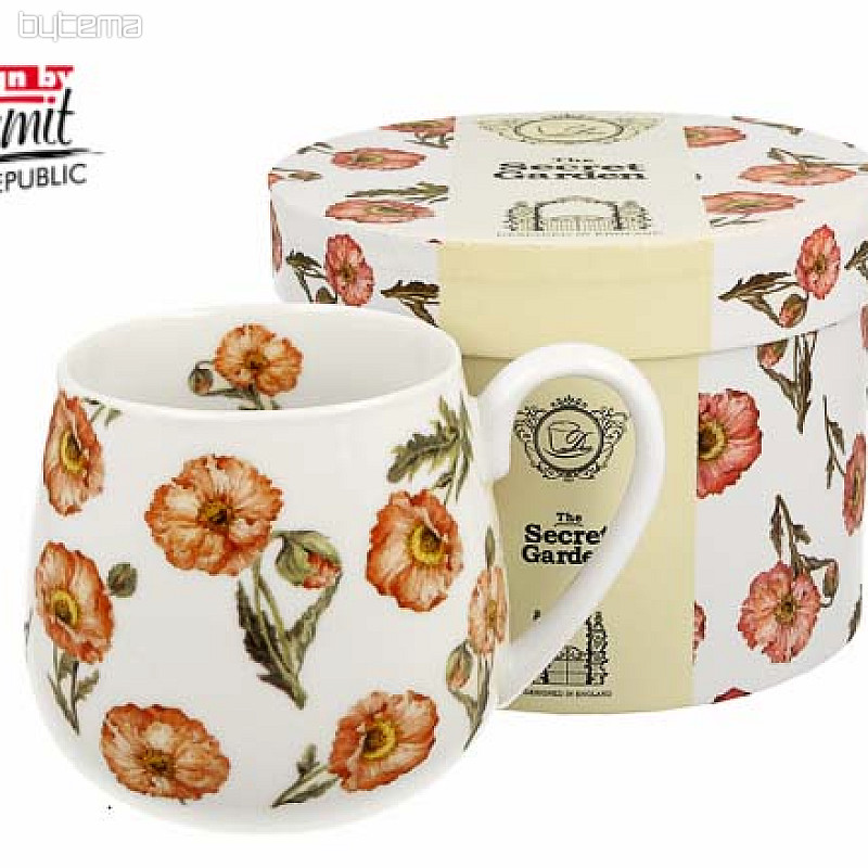 Porcelánový hrnček Wild poppies baculka