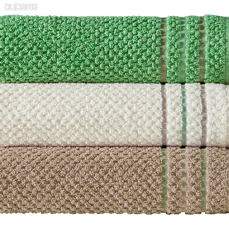 Luxusný ručník a osuška HELGE 470 zelená