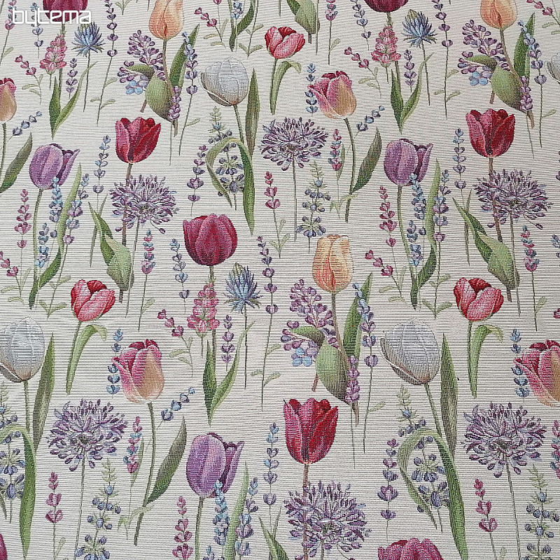 Gobelínová látka TULIPÁNY - JAR
