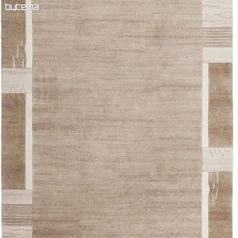 Vlnený kusový koberec GOA 950 béžový