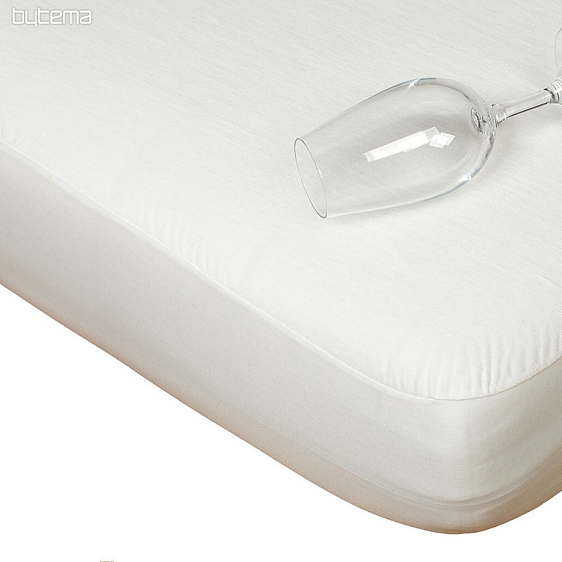 Nepriepustné prestieradlo - chránič matraca TENCEL biele