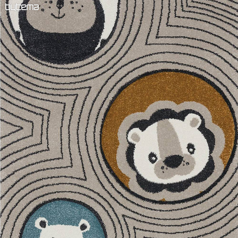 Detský kusový koberec VEGAS zvieratá