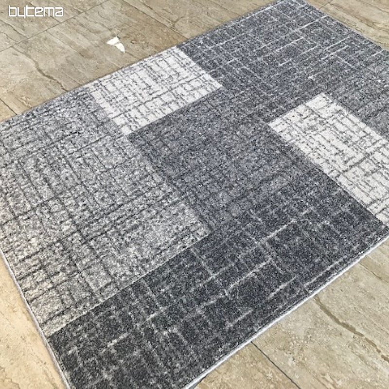 Kusový koberec VISTA GEO sivý