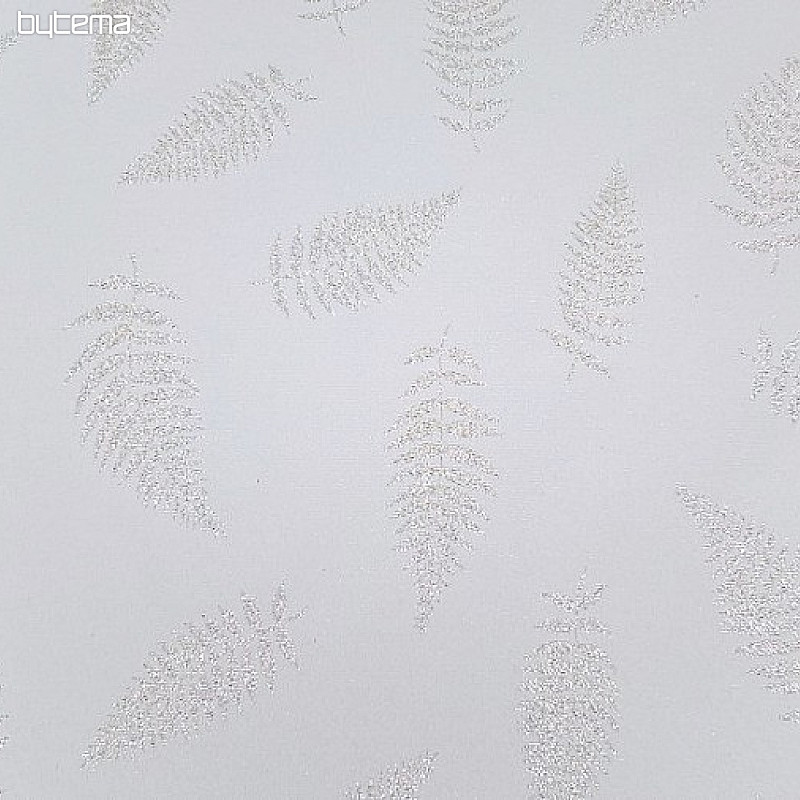 Vianočné obrusy a šály LEAFS I natur silver