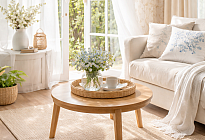 Domov, ktorý dýcha: Ako na jar pracovať so svetlom a textíliami