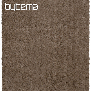 Kusový koberec SHAGGY PLEASURE strieborno-hnedý