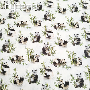 Bavlnená látka PANDA