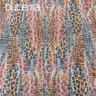 Dekoračná látka Perie gepard