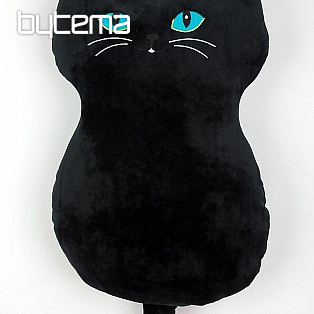 Vankúšik Mačka čierna spandex