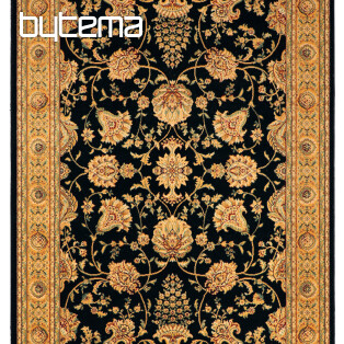 Luxusné vlnené koberec JENEEN 520 čierny
